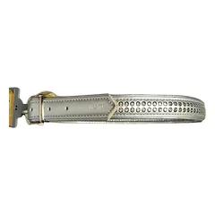 Hunter modern art deluxe antkaklis šuniui, dirbtinė oda, sidabrinė, 47-55 cm