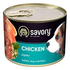 Savory drėgnas maistas šuniukams su vištiena, 100 - 199 g — 3 nuotrauka