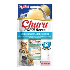 Churu Popn Serve vištienos ir šukučių skanėstas katėms, 35 g