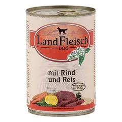 Landfleisch konservai šunims Extra mager, jautiena+ryžiai, 400g