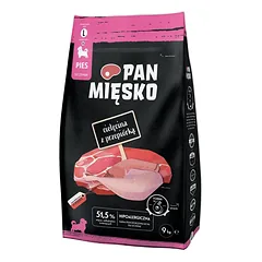 PAN MIĘSKO Veršiena su putpelių šuniukų traškučiais L 2x9 kg