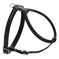 HUNTER petnešos šunims Round & Soft Canadian Up, S/1, spalva: juoda, kaklas: 33 cm, krūtinė: 42 - 47 cm, plotis: 6/14 mm — 4 nuotrauka
