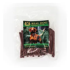 Real Dog skanėstai šunims, jautienos lazdelės, 500 g