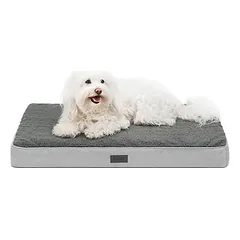 lionto orthopädisches Hundebett mit weichem, waschbarem Kissen