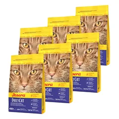 JOSERA Daily Cat 6x400 g be grūdis maistas suaugusiems katėms