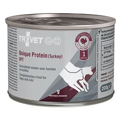TROVET Unique Protein Turkey UPT šunims ir katėms kalakutiena 12x200 g