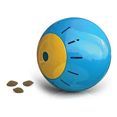 Georplast žaislas šunims ir katėms skanėstų kamuoliukas The RollingBall Ø 12,5 cm, įvairių spalvų — 3 nuotrauka