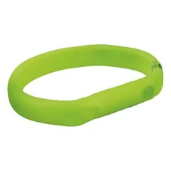 Trixie Flash Light Band USB šviečianti juosta šunims M-L 50 cm / 18 mm, žalia parduotuvėje akvanamai.lt