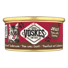 VOSKES Jelly Tuna with Dentex 12x85 g 100% tuńczyk z kielczakiem w galaretce, karma uzupełniająca dla kota
