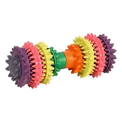 Beeztees Hundespielzeug Hantel Gummi zur Zahnpflege