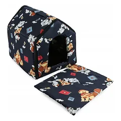 Gyvūnų guolis PETS HOME 19003_L_G Tamsiai mėlynas, 32x26x30 cm — 3 nuotrauka