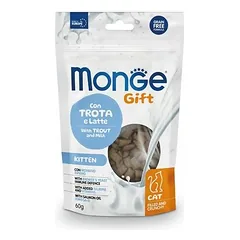 Monge Cat Gift Filled and Crunchy Kitten with Trout and Milk 60 g
