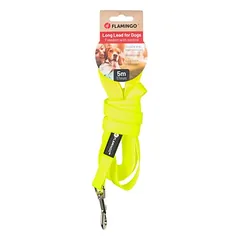 Flamingo Trainings- und Schleppleine Caspar Fluo gelb