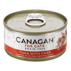 Canagan konservai su tunu ir krabais katėms