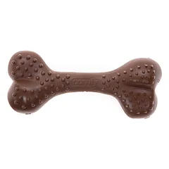 Comfy žaislas šuniui dental bone mint barbecue, rudas, 8,5 cm — 3 nuotrauka