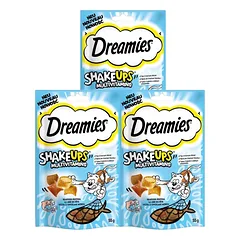 DREAMIES ShakeUps multivitaminai su jūros gėrybėmis 3x55 g
