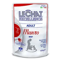 LeChat Excellence Jautienos konservai suaugusioms katėms, gabaliukais, 100 g