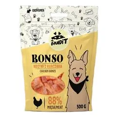 Mr.Bandit Bonso vištienos kaulai, skanėstai šunims 500 g parduotuvėje petreon.lt