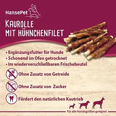 Cookies Delikatess Kaurolle mit Hühnchenfiletstreifen