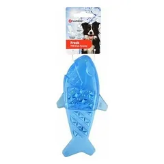 Flamingo dog toy FRESK SNOWY FISH BLUE 18CM