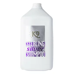 K9 Sterling Silver Shampoo - šampūnas baltam ir sidabriniam kailiui, paryškinantis šunų ir kačių spalvą, koncentratas 1:10