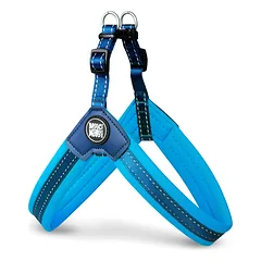 Max&Molly Q - Fit Harness Sky - įsegamas pakinktai šunims, lengvi ir reguliuojami, Blue / XXS — 2 nuotrauka