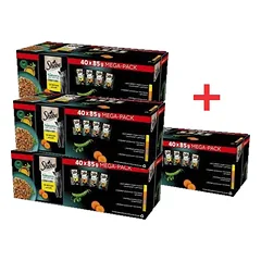 Sheba Nature's Collection Poultry Jelly Flavours - drėgnas kačių maistas 120x85g + 40x85g NEMOKAMAI