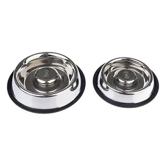 TIAKI lėtai ėsti skatinantis dubenėlis Silvered, 1120 ml, Ø 29 cm — 2 nuotrauka