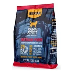 PRIMAL IBERIAN Pork pašaras katėm su kiauliena 1kg parduotuvėje zoosalis.lt