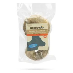 Beeztees Rinderhaut Ring mit Fisch