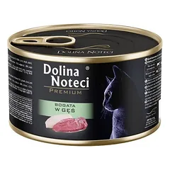DOLINA NOTECI Premium Turtingas šlapias kačių maistas su žąsimi 185 g
