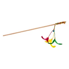 ECOMFY ŽAISLAS KATĖMS, LAZDELĖ SU SPALVOTOMIS PLUNKSNOMIS, 50CM