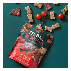 Tribal Rewards sausainiai šunims su jautienos kepenėlėmis ir pomidorais, Beef & Tomato, 125 g — 2 nuotrauka