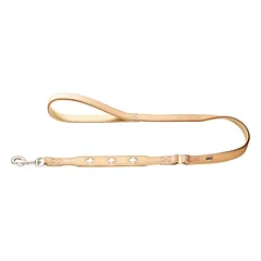 HUNTER Swiss odinis pavadėlis 1,8cm/1m smėlio spalvos