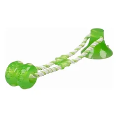 Prilimpantis kramtukas su virve, žalias, 40 cm