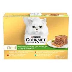 Didelė pakuotė Gourmet Gold terinas 96 x 85 g, drėgnas maistas katėms, 80 - 99 g — 2 nuotrauka
