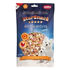 Nobby Starsnack Mini Rainbow Sandwich 70 g