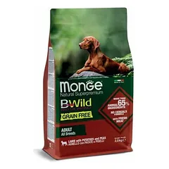 Monge Dog BWild Grain Free All Breeds Adult Lamb with Potatoes 2,5 kg