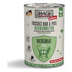 MAC's CAT Vetcare inkstų dietos drėgnas maistas katėms, ekonominė pakuotė 24 x 400 g — 2 nuotrauka