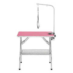 Blovi kirpimo stalas su rankena ir priedų krepšeliu, aukštis 78 cm, Czarny / 81x52cm — 2 nuotrauka