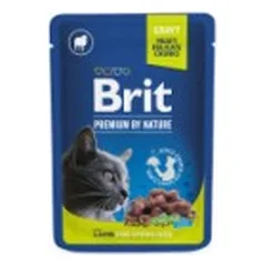 Brit Premium Lamb Sterilised konservai katėms, 100 g parduotuvėje akvanamai.lt