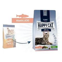 Happy Cat visavertis pašaras suaugusioms katėms su lašiša Culinary AtlantikLachs, 10 kg