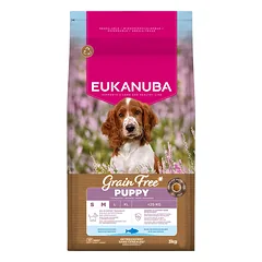 EUKANUBA Šuniukams ir jaunikliams, smulkūs ir vidutinio dydžio, be grūdų, 3 kg 