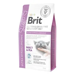 Brit Grain Free Veterinary Diets Cat Ultra-Hypoallergenic konservai be grūdų katėms su alergijomis, 2 kg