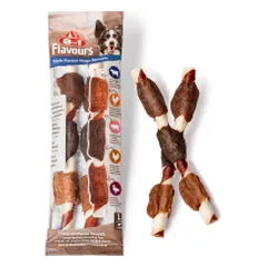 8in1 Flavours Mega Skewers trigubo skonio skanėstas šunims, 160 g