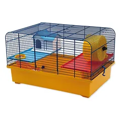 Plaček Cage CH 1, balta/mėlyna graužikų narvelis, 49×32,5×29 cm