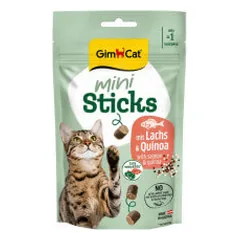 GimCat Mini Sticks skanėstai su lašiša ir bolivine balanda katėms
