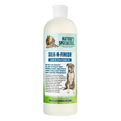 Nature's Specialties Silk - N - Finish Gel - daugiafunkcis gelinis kondicionierius šunims ir katėms, apsaugantis nuo sniego prilipimo