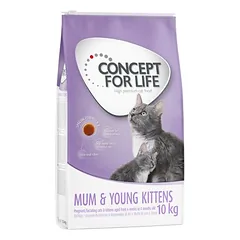 Concept for Life Mum & Young Kittens sausas maistas katėms – patobulinta receptūra!, > 10 kg — 4 nuotrauka