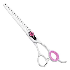 Kenchii Love Chunkers - single-sided grooming thinning shears, 17 teeth